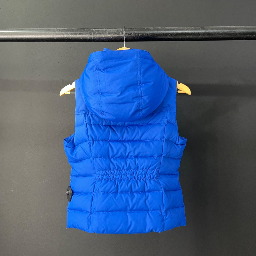ABERCROMBIE Chaleco Corto Azul Talle M