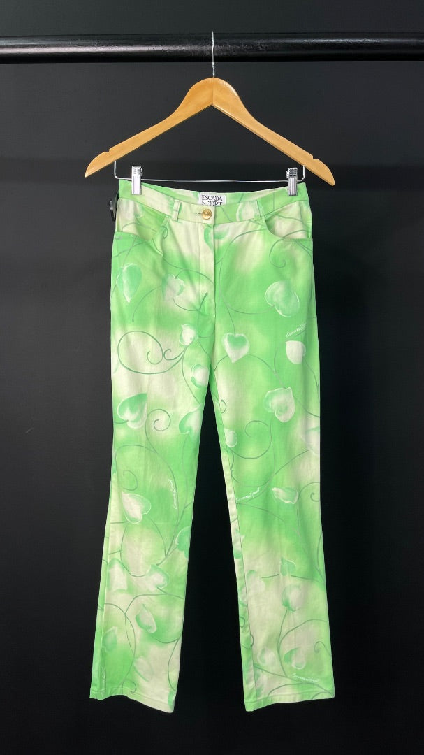 ESCADA  Pantalon  Color Verde  Talle 34