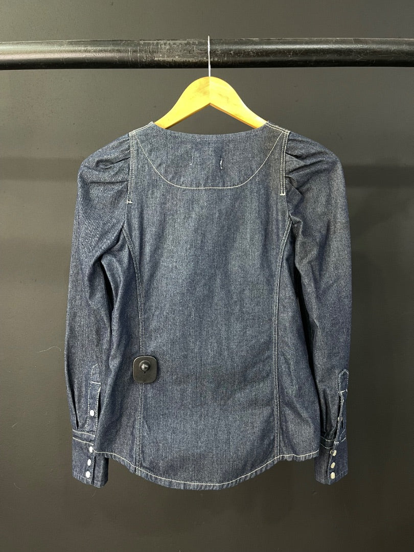 RAPSODIA Camisa Azul Talle S