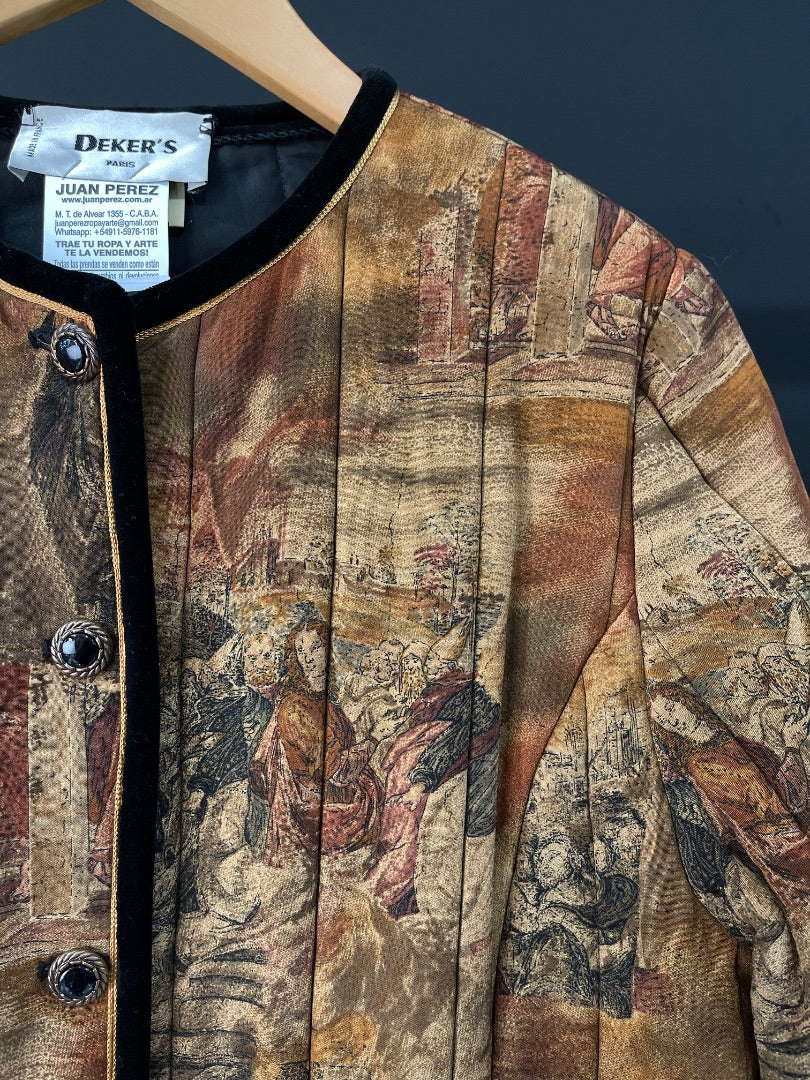 DEKER’S Saco Varios  Estampado Talle 1