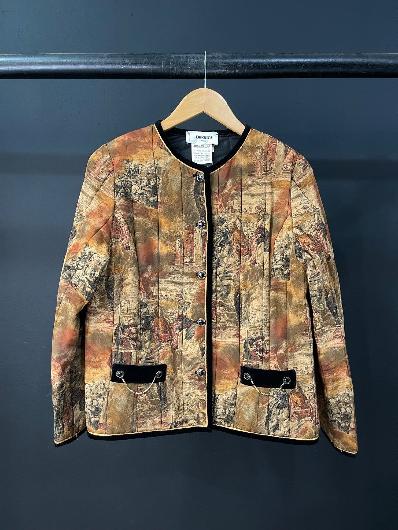 DEKER’S Saco Varios  Estampado Talle 1