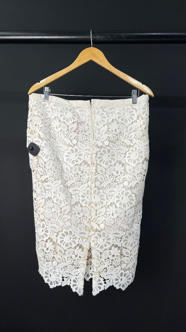 SIN MARCA  Pollera Media Pierna  Blanco  Talle L