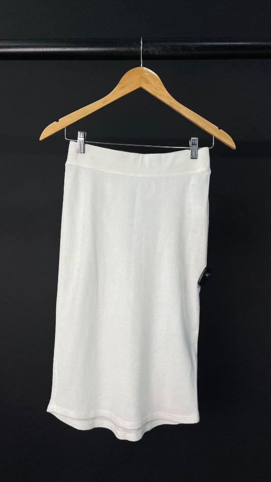 PAULA CAHEN DANVERS  Pollera Media Pierna  Blanco  Talle S