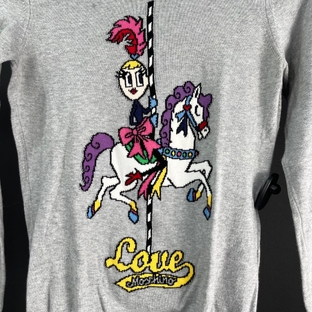 MOSCHINO Sweater Gris Talle S