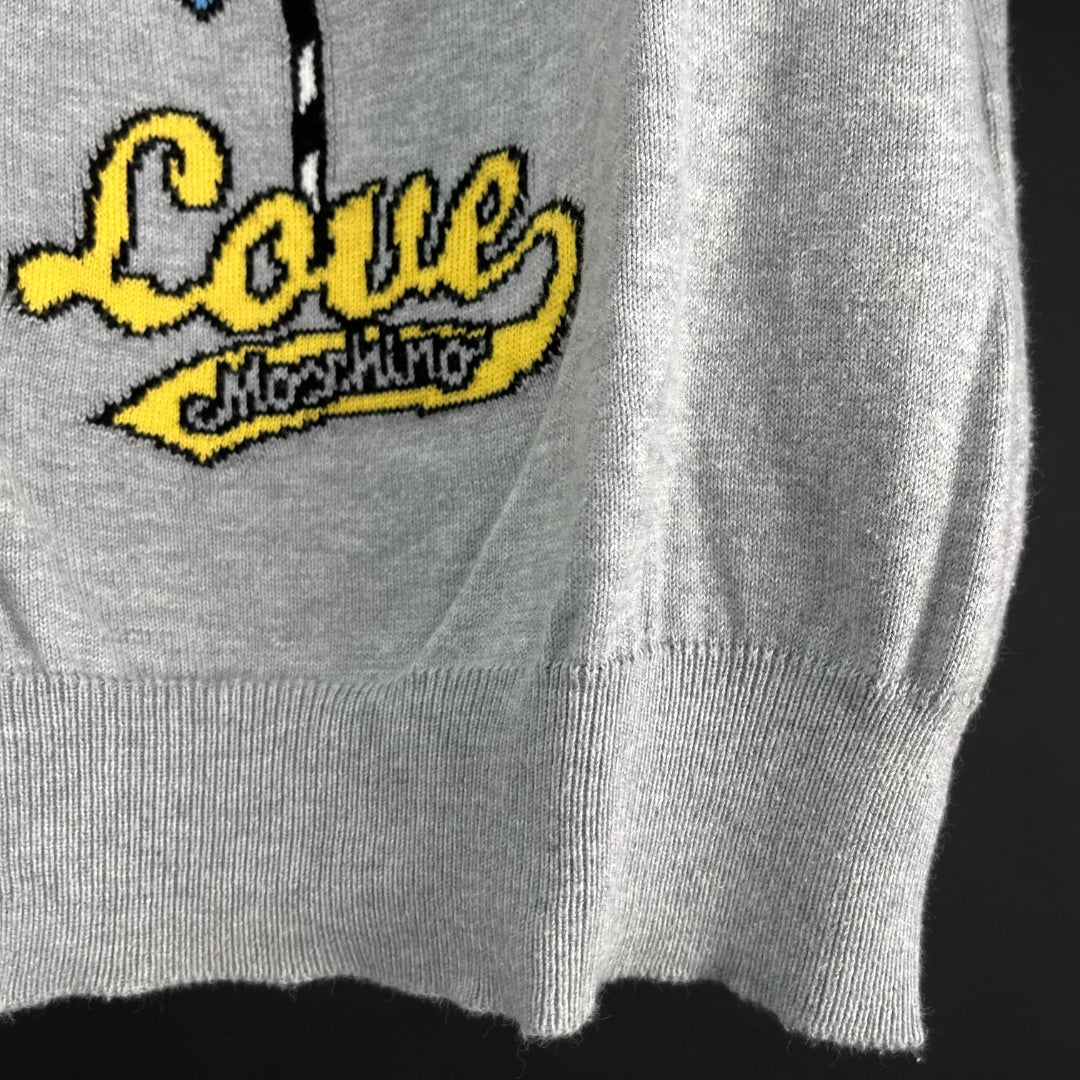 MOSCHINO Sweater Gris Talle S