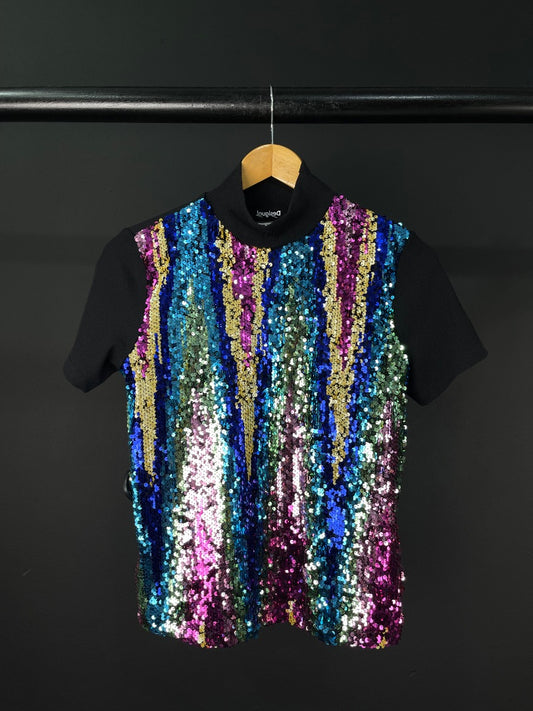 DESIGUAL  Remera Manga Corta  Varios  Talle M