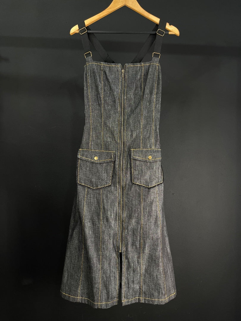 SIN MARCA Vestido Azul Talle 1
