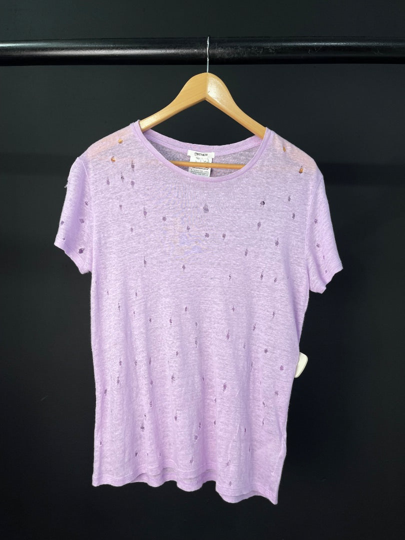 ETIQUETA NEGRA  Remera Manga Corta  Lila  Talle S