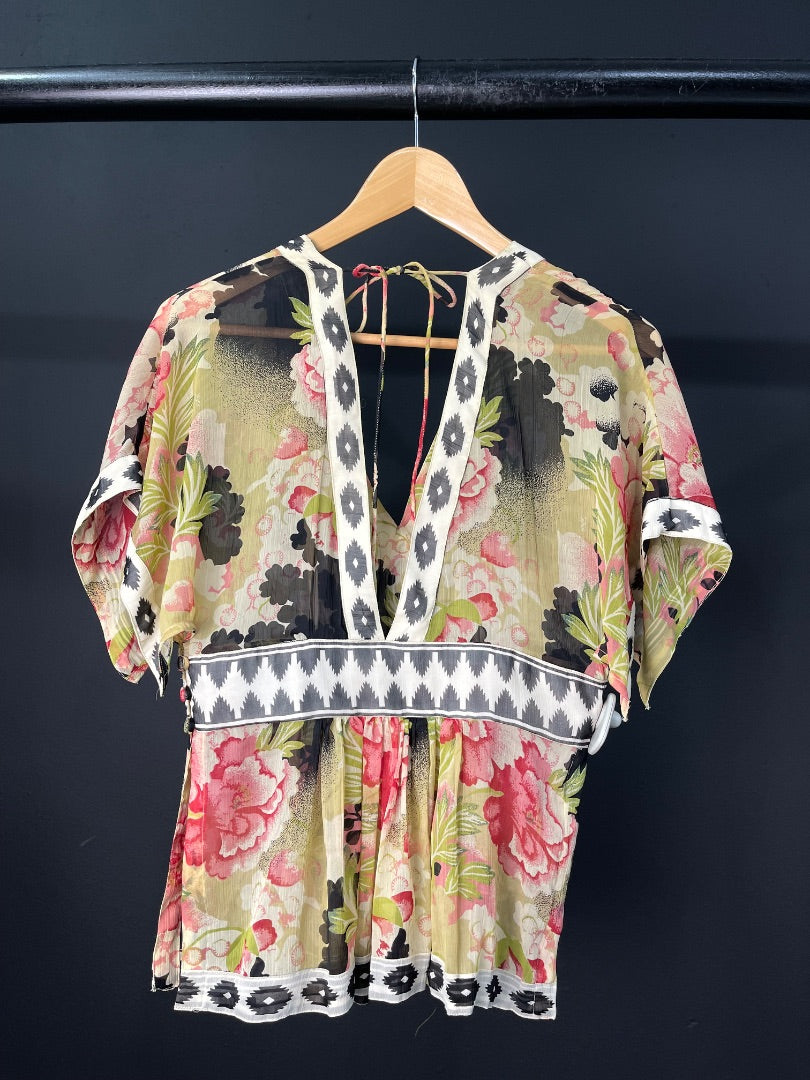 RAPSODIA  Blusa Manga Corta  Varios Floral  Talle M
