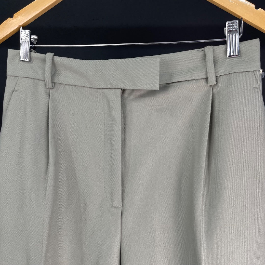ZARA Pantalon Gris Talle L
