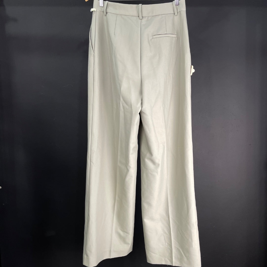 ZARA Pantalon Gris Talle L