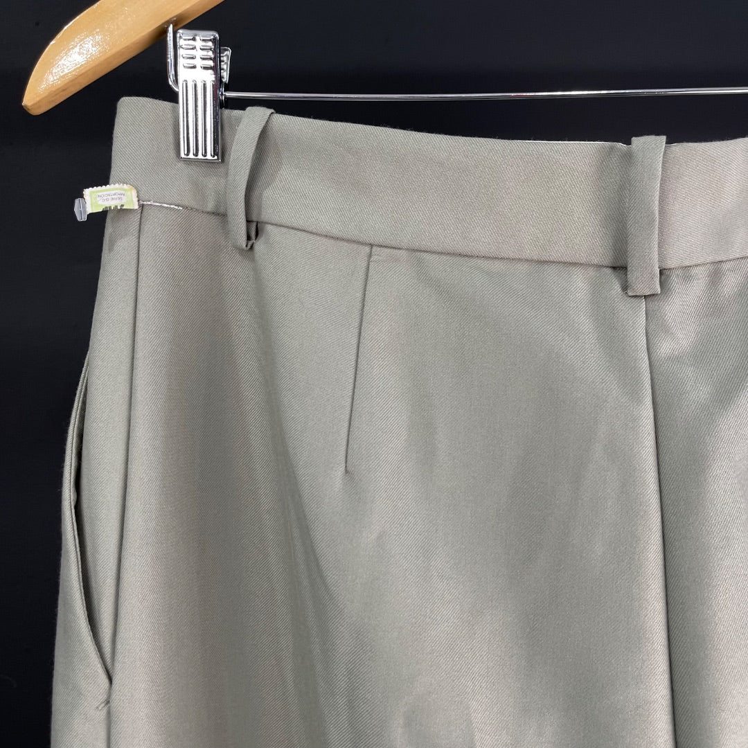 ZARA Pantalon Gris Talle L