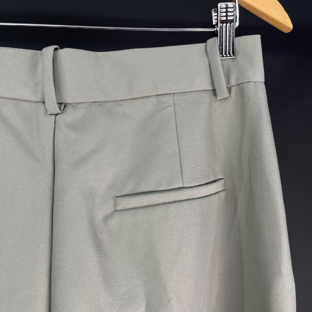 ZARA Pantalon Gris Talle L