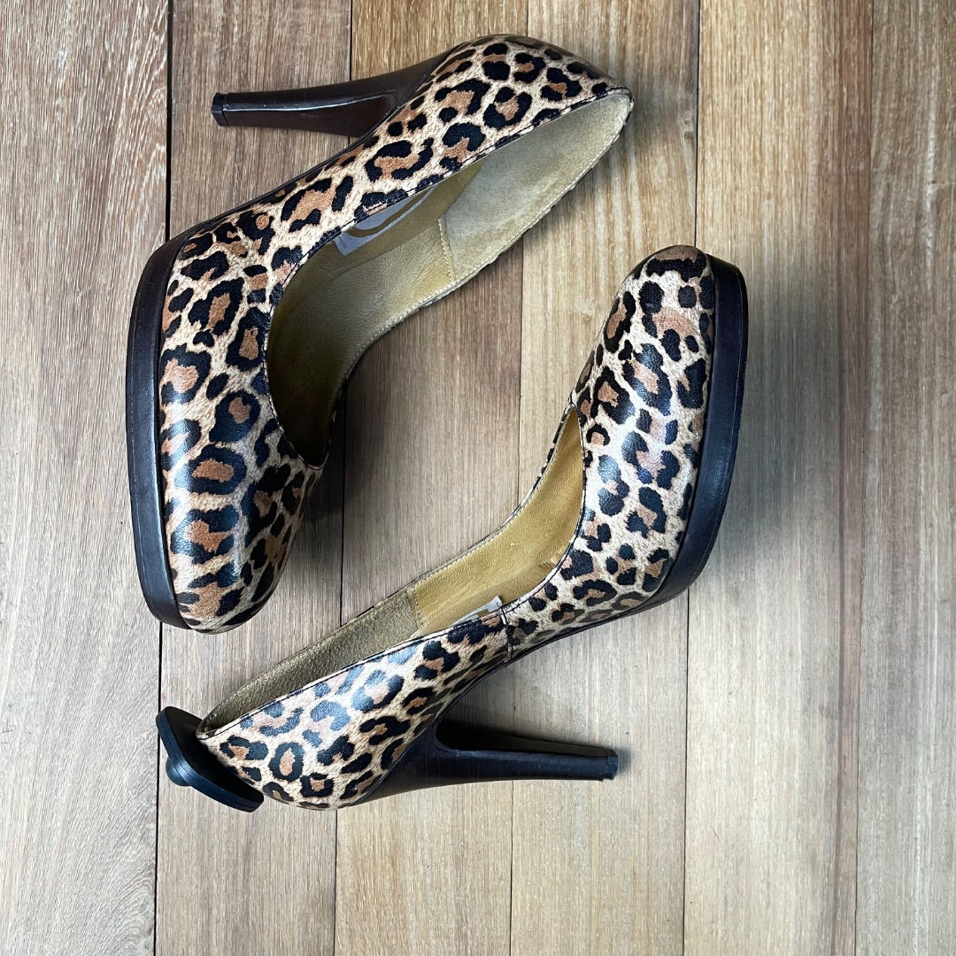 CLAUDE BERNARD  Zapatos  Color Varios  Animal Print  Talle 37