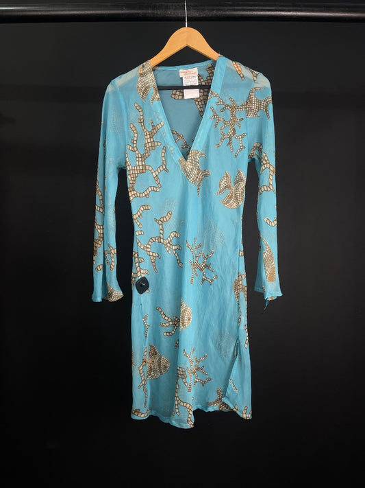 ANTICA SARTORIA Vestido Manga Larga Varios  Estampado Talle S