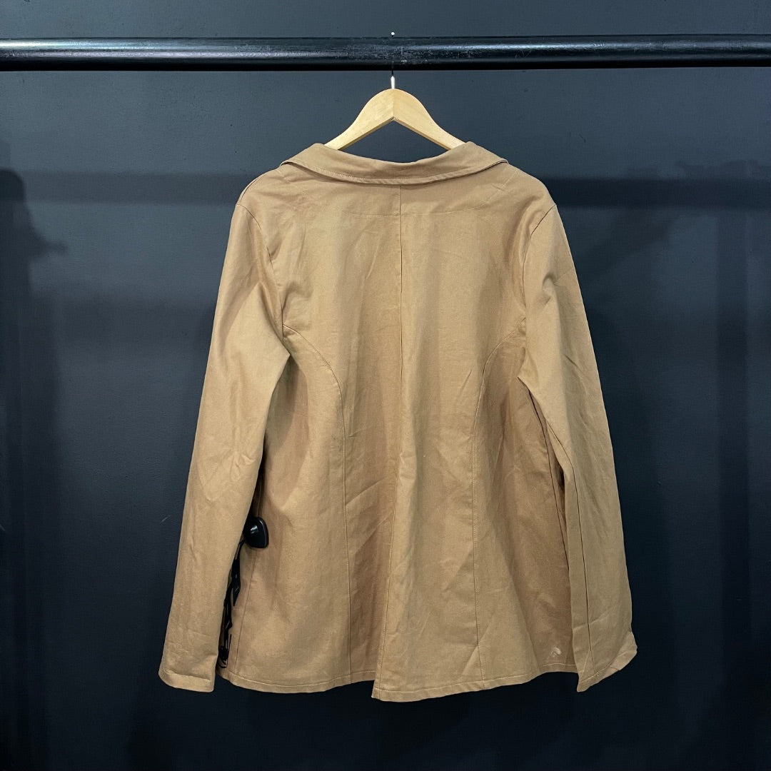 SIN MARCA  Saco  Marron  Talle L