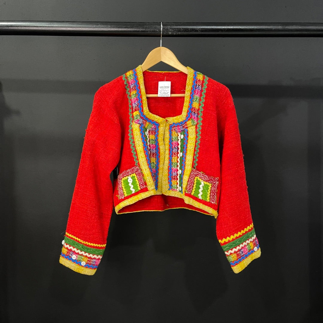 SIN MARCA  Saco  Rojo  Talle M