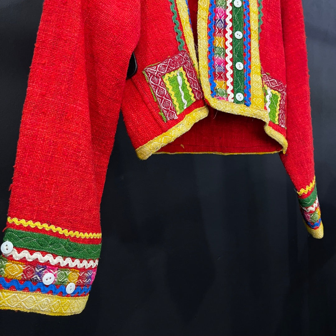 SIN MARCA  Saco  Rojo  Talle M
