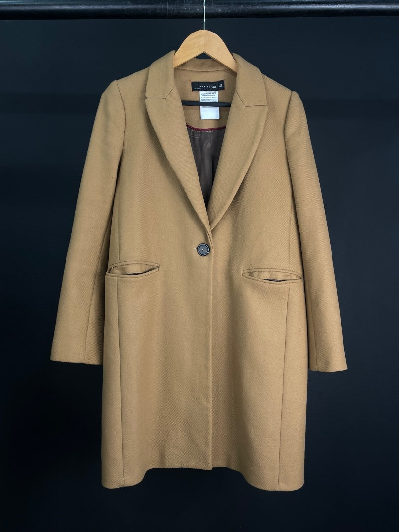 ZARA Tapado Marron Talle M