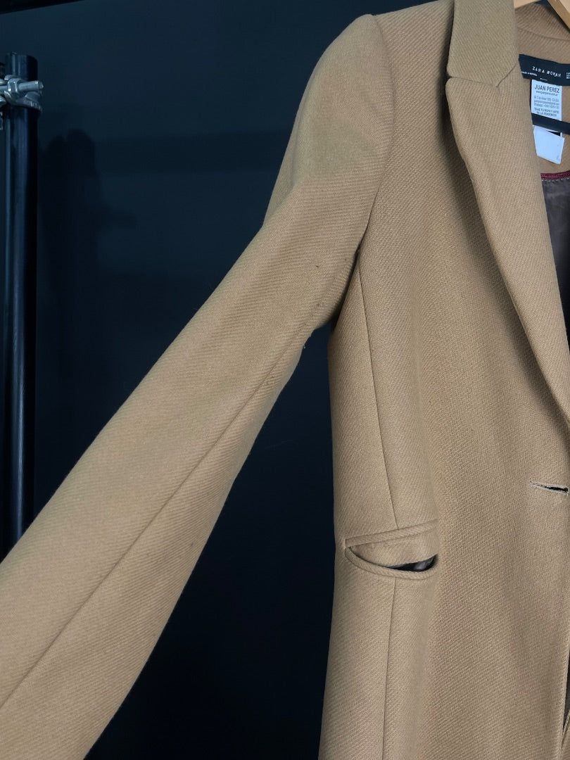 ZARA Tapado Marron Talle M