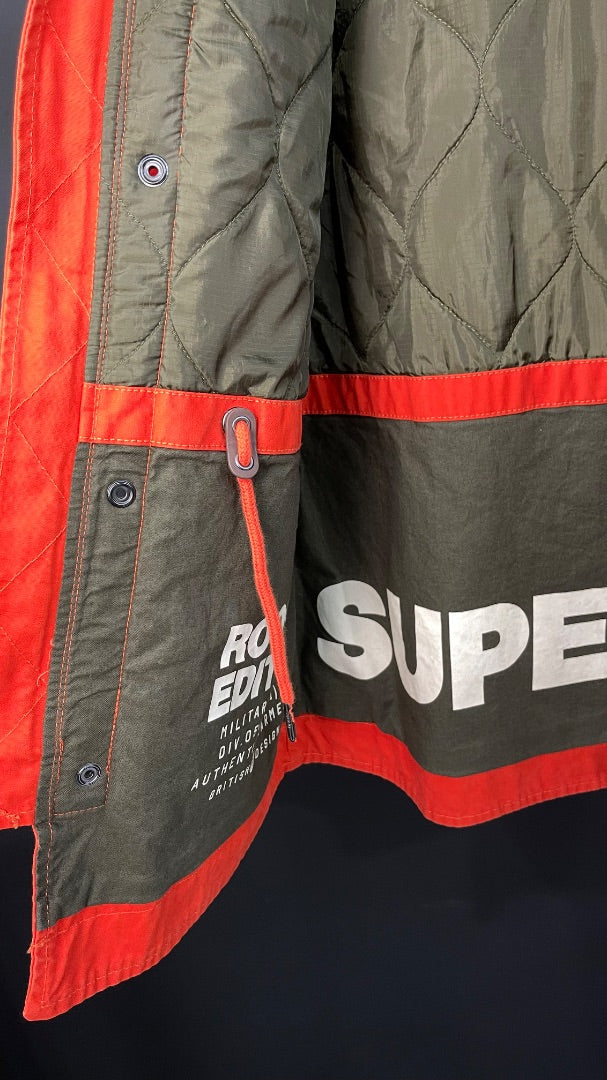SUPER DRY  Campera  Naranja  Talle S