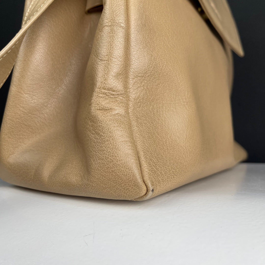 LAZARO Cartera Beige Talle Unico
