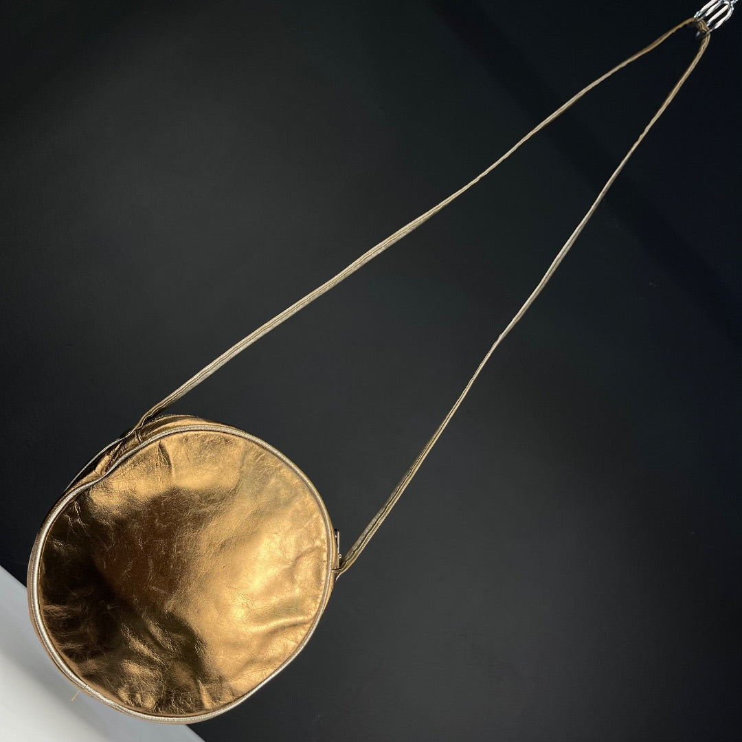 SIN MARCA Cartera Dorado Talle Unico