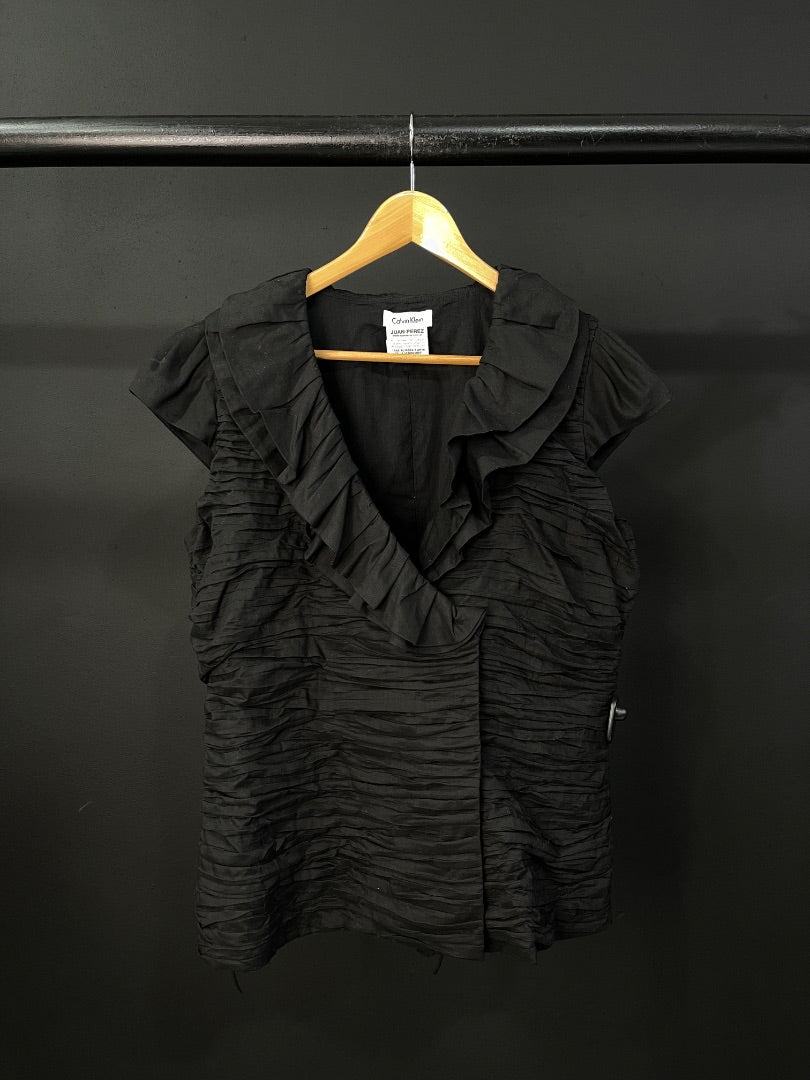CALVIN KLEIN  Blusa Sin Mangas  Negro  Talle XL