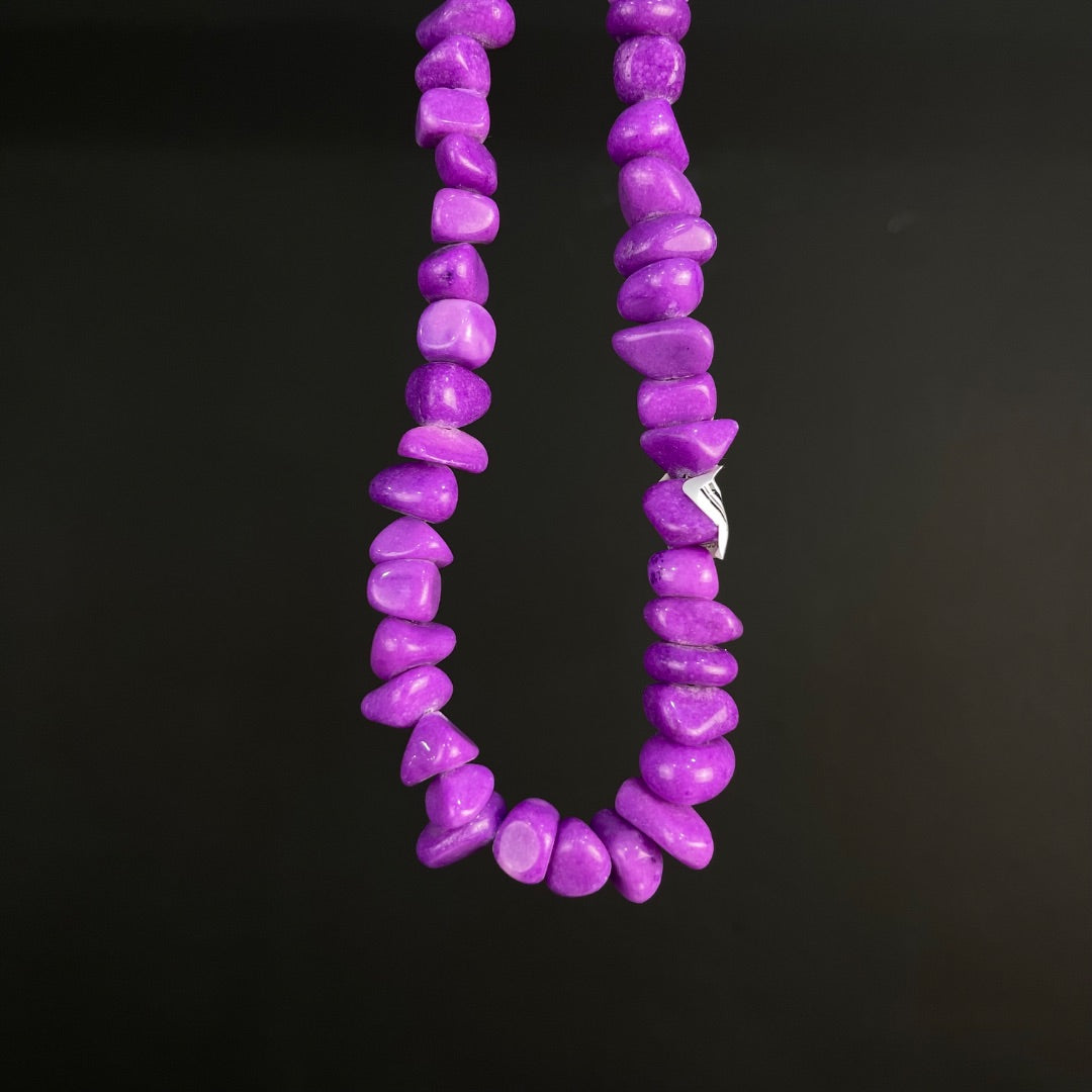 SIN MARCA Collar Violeta Talle Unico