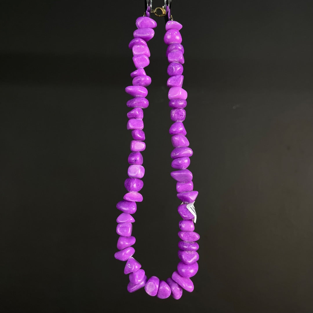 SIN MARCA Collar Violeta Talle Unico