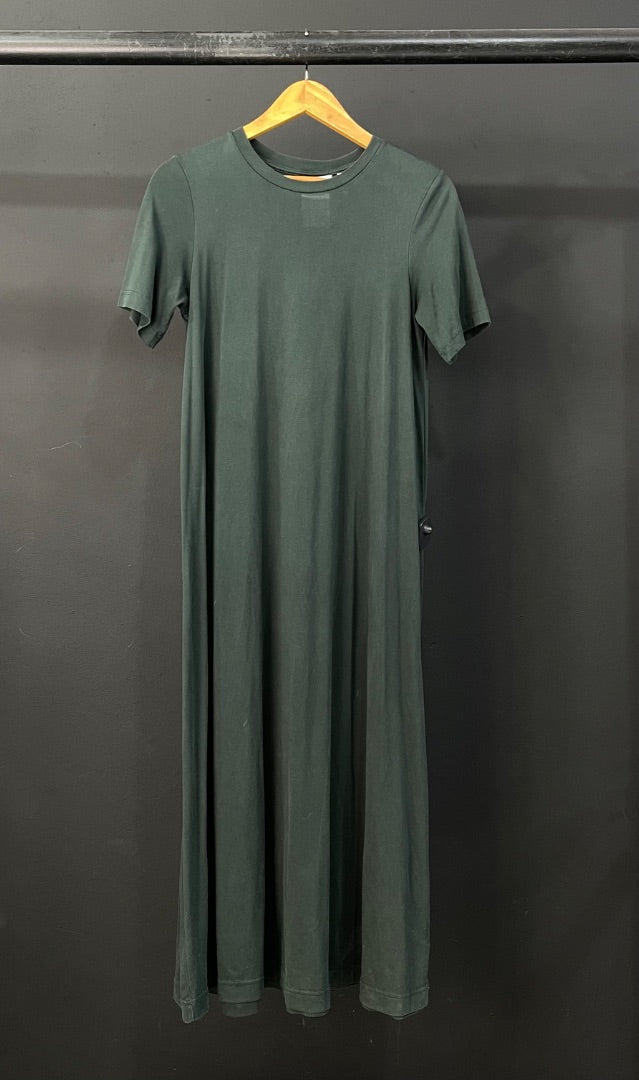 WEEKDAY Vestido Manga Corta Gris Talle S