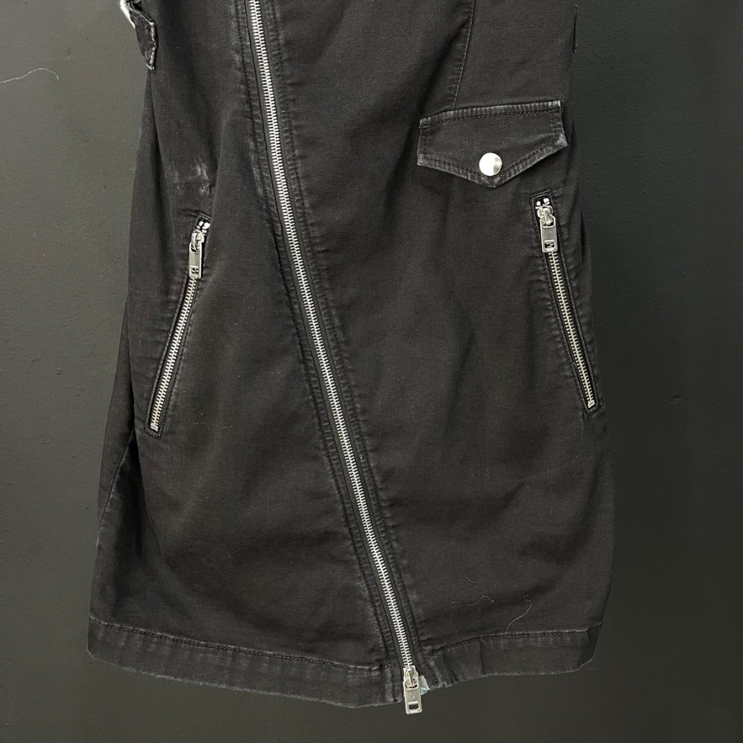 DIESEL Vestido Negro Talle M