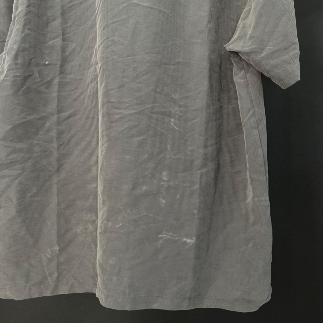 COLUMBIA Camisa Manga Corta Gris Talle L