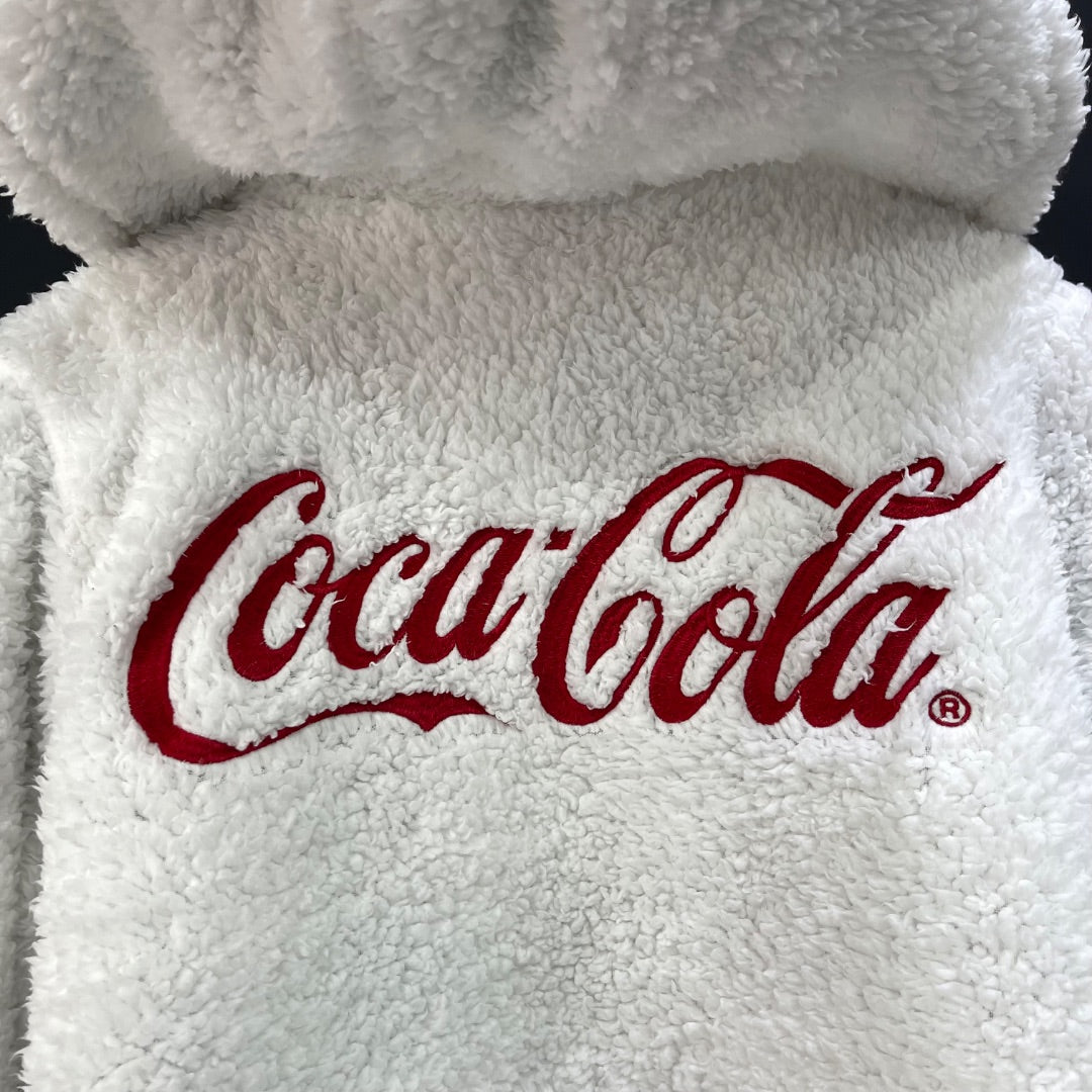 COCA-COLA Campera Blanco Talle M
