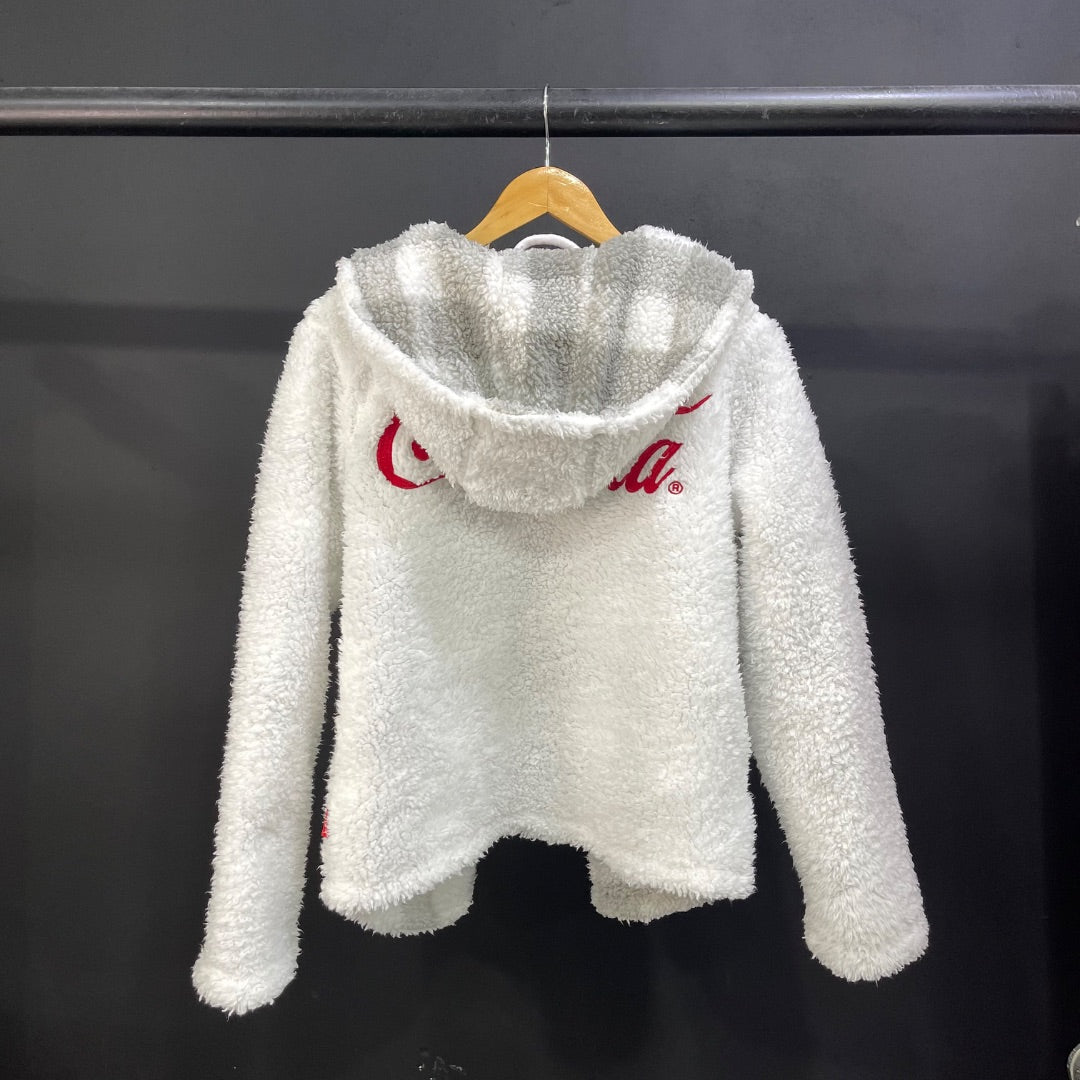 COCA-COLA Campera Blanco Talle M