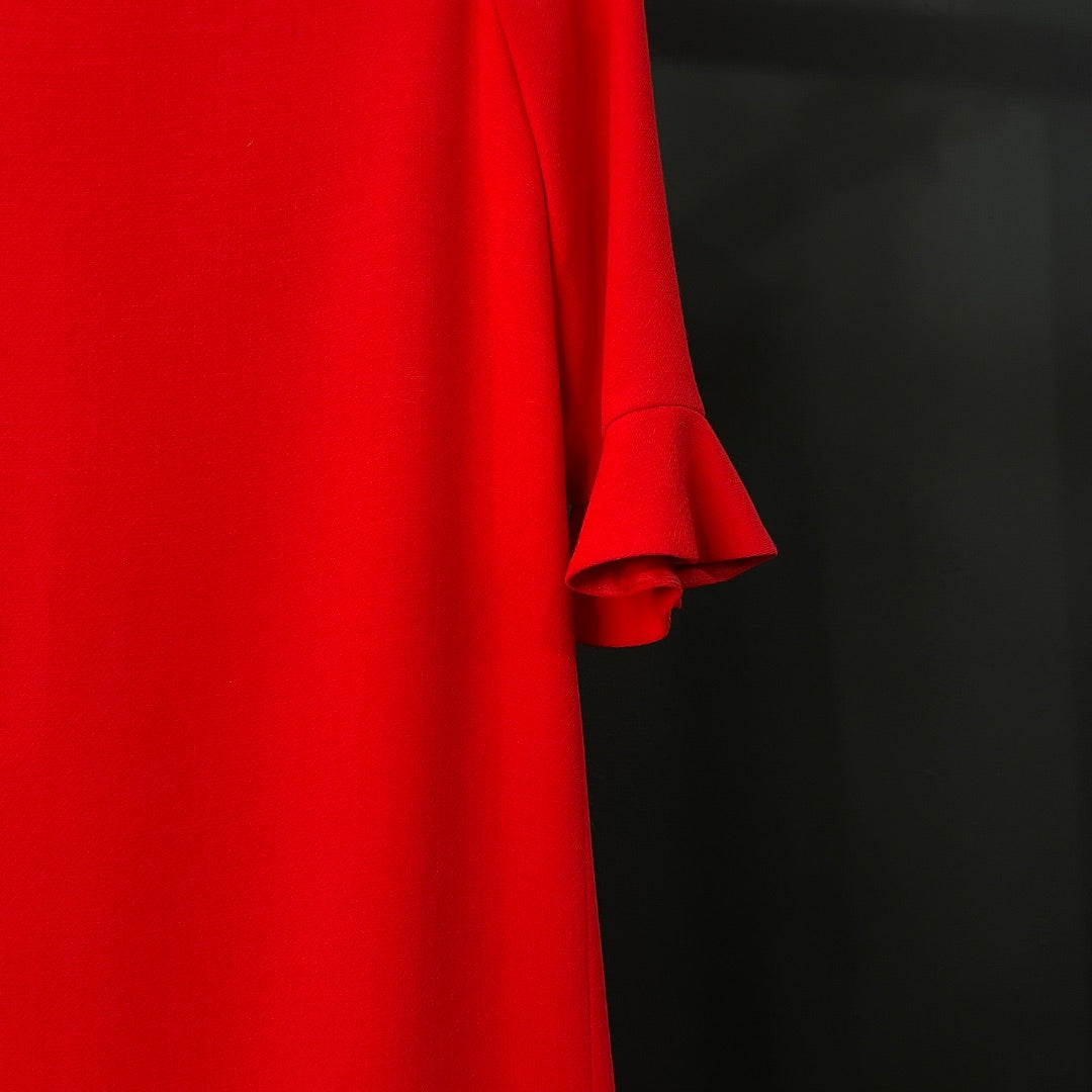 KATE SPADE  Vestido Manga Larga  Color Rojo  Talle S