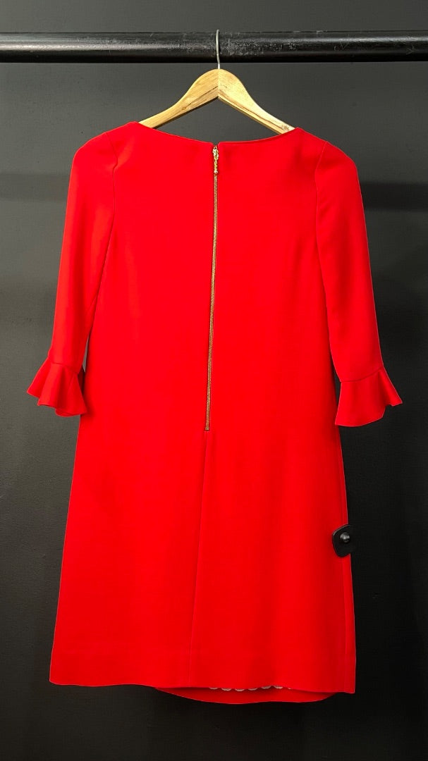 KATE SPADE  Vestido Manga Larga  Color Rojo  Talle S