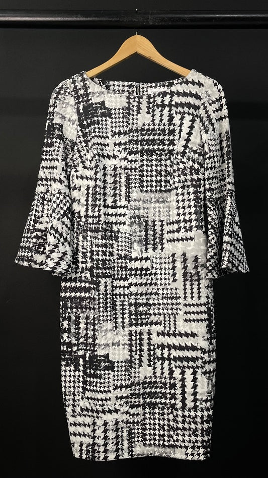 CALVIN KLEIN  Vestido  Varios Cuadros  Talle 8