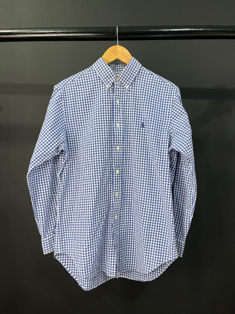 RALPH LAUREN Camisa Manga Larga Varios  Cuadritos Talle 15