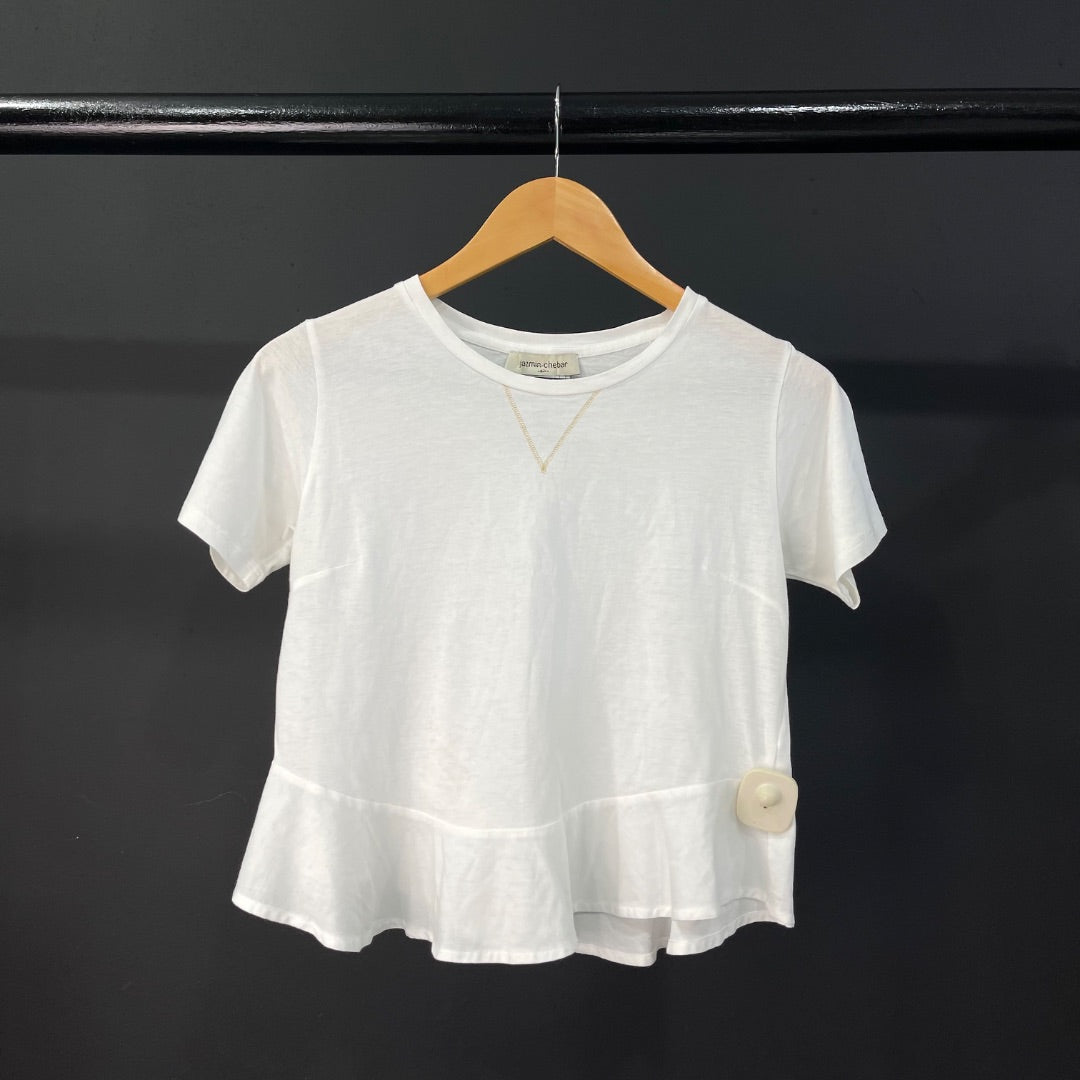 JAZMIN CHEBAR Remera Blanco Talle 2