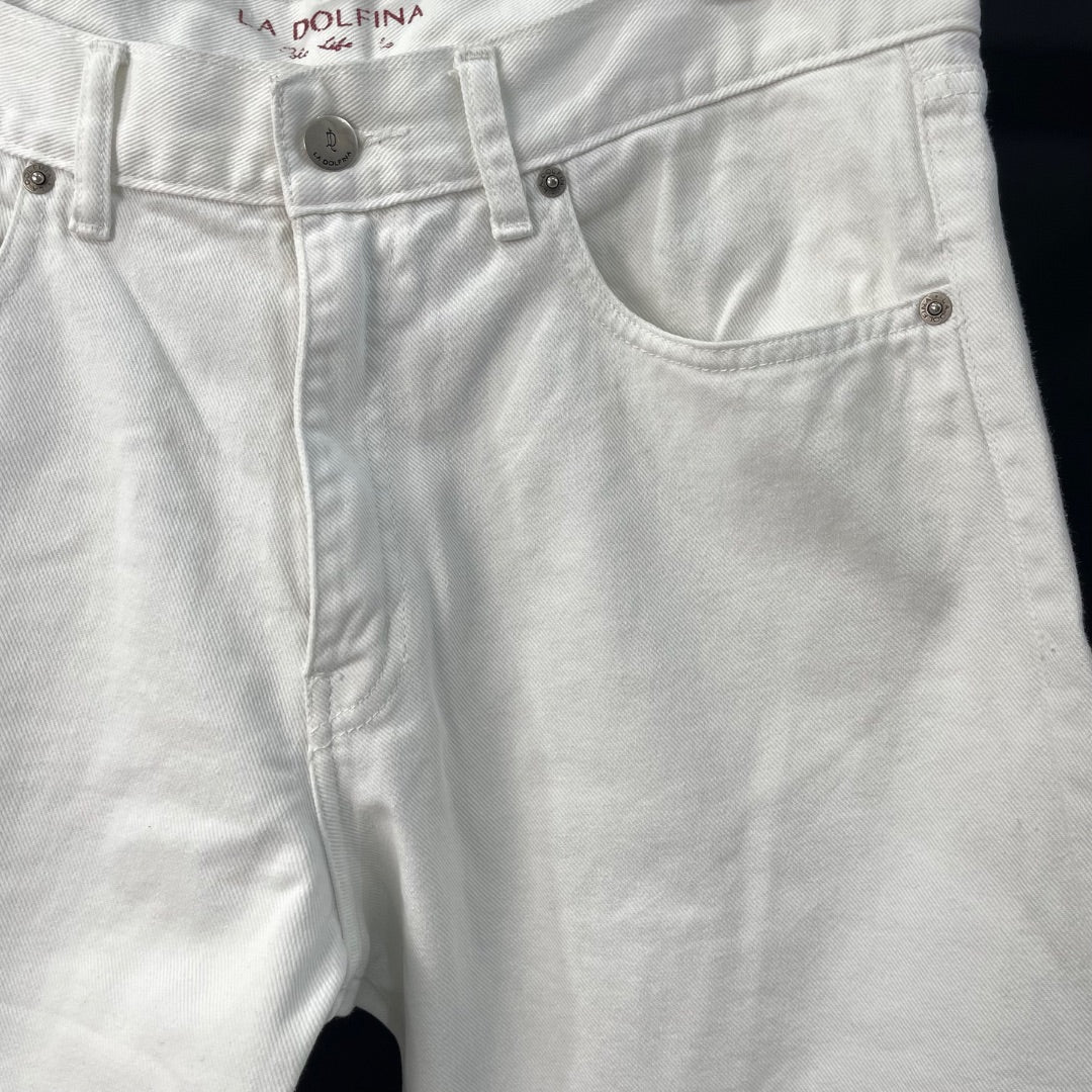 LA DOLFINA  Pantalon  Blanco  Talle 30