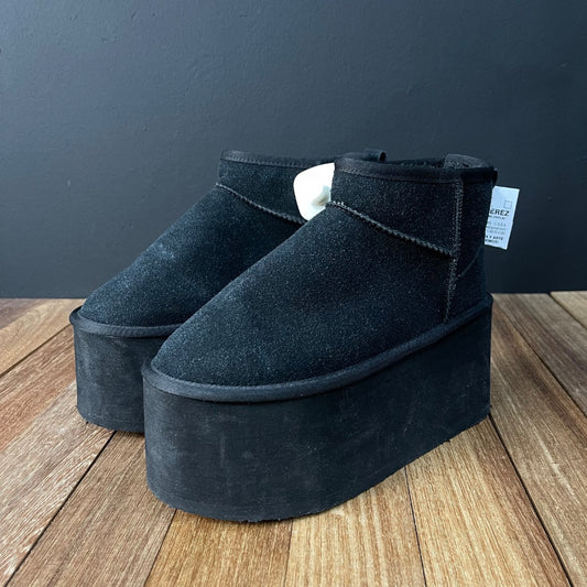 SIN MARCA Plataformas Negro Talle 36