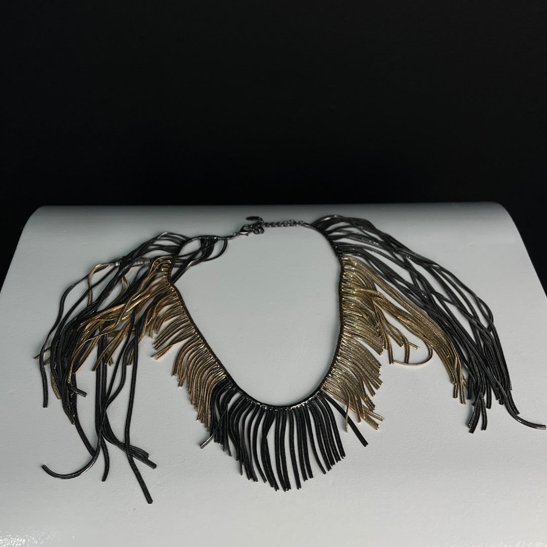 ZARA Collar Varios Plateado y Dorado Talle Unico