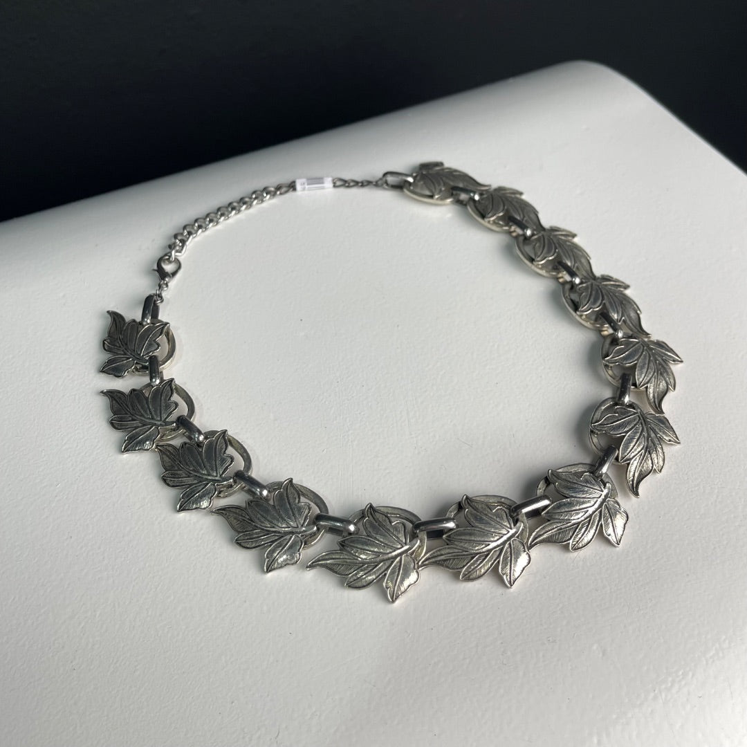 SIN MARCA Collar Plateado Talle Unico