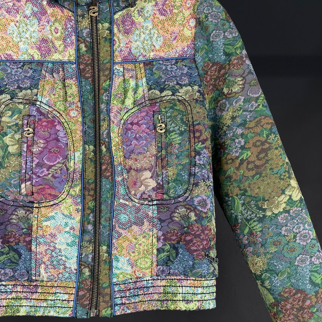 DESIGUAL Campera Varios Floral Talle 38