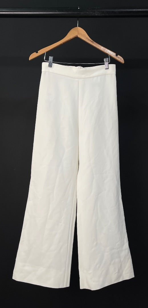 EVANGELINA BOMPAROLA  Pantalon De Vestir  Blanco  Talle 40