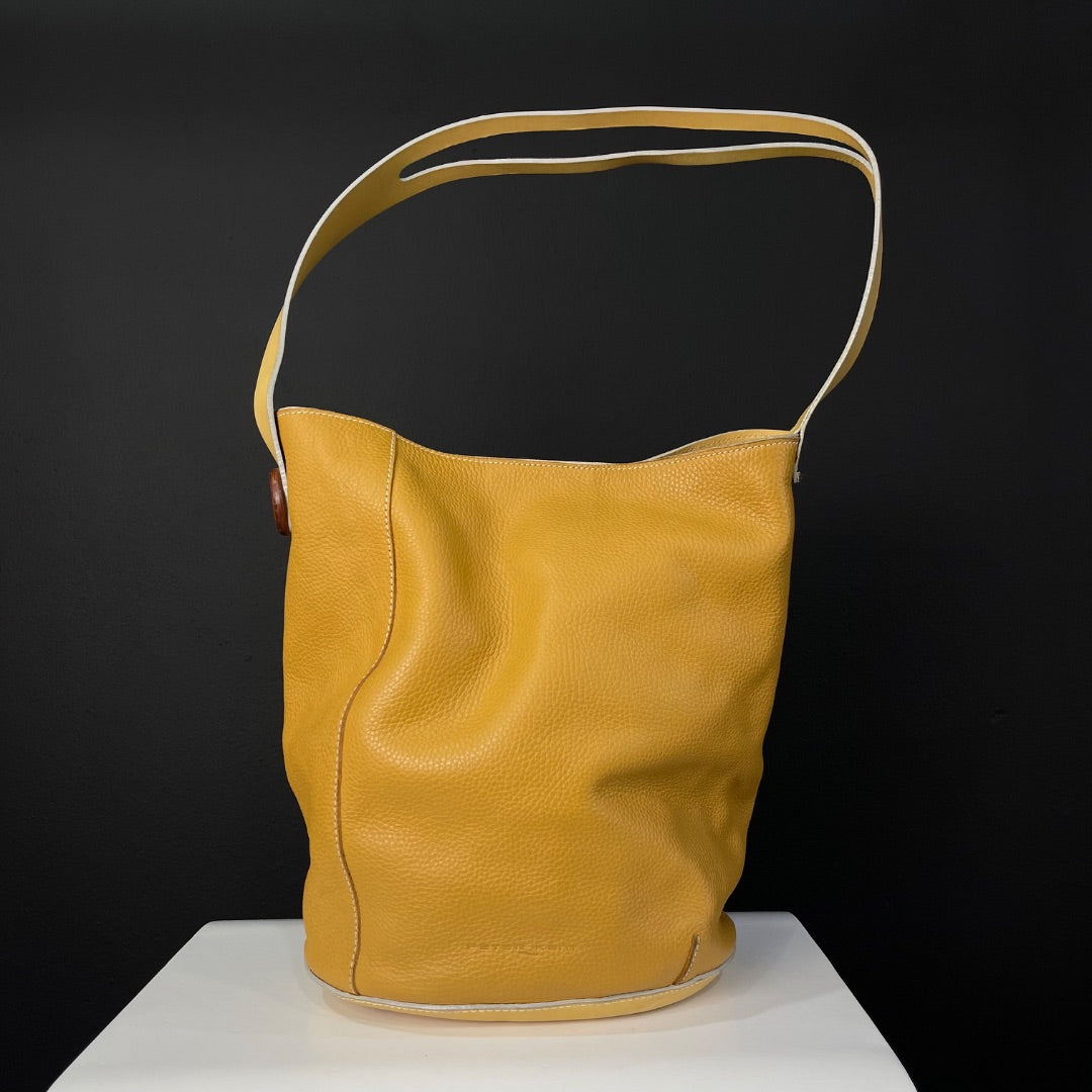 PETER KENT Bolso Amarillo Talle Unico
