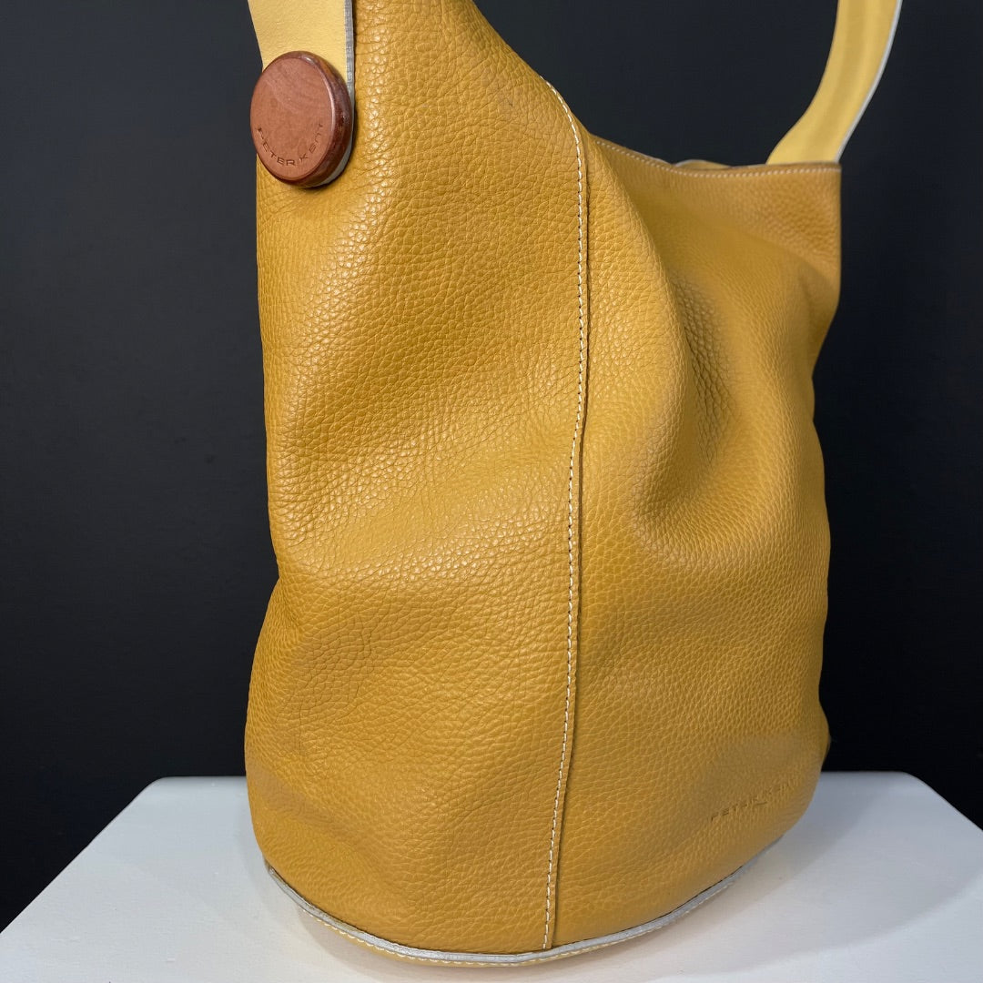 PETER KENT Bolso Amarillo Talle Unico