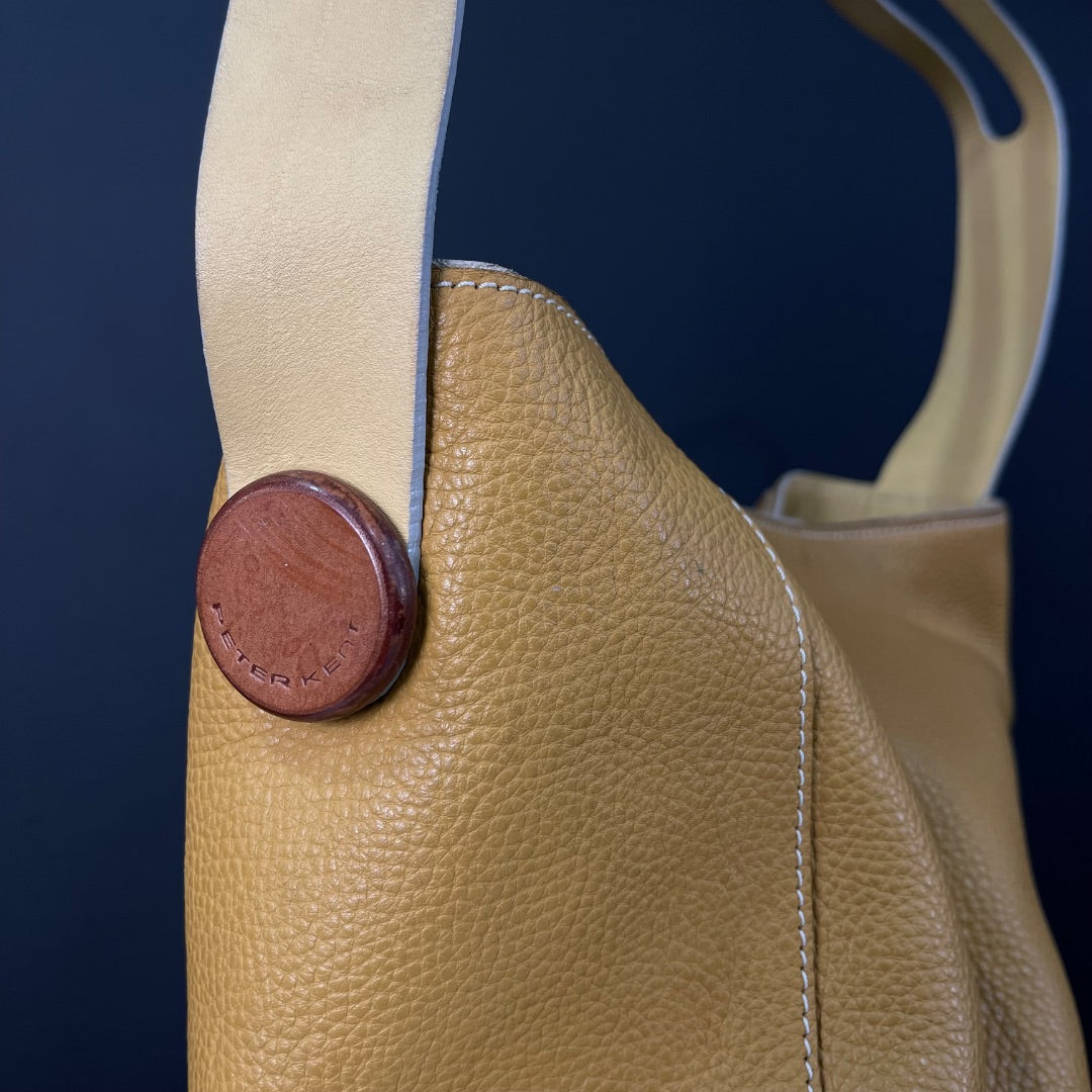 PETER KENT Bolso Amarillo Talle Unico