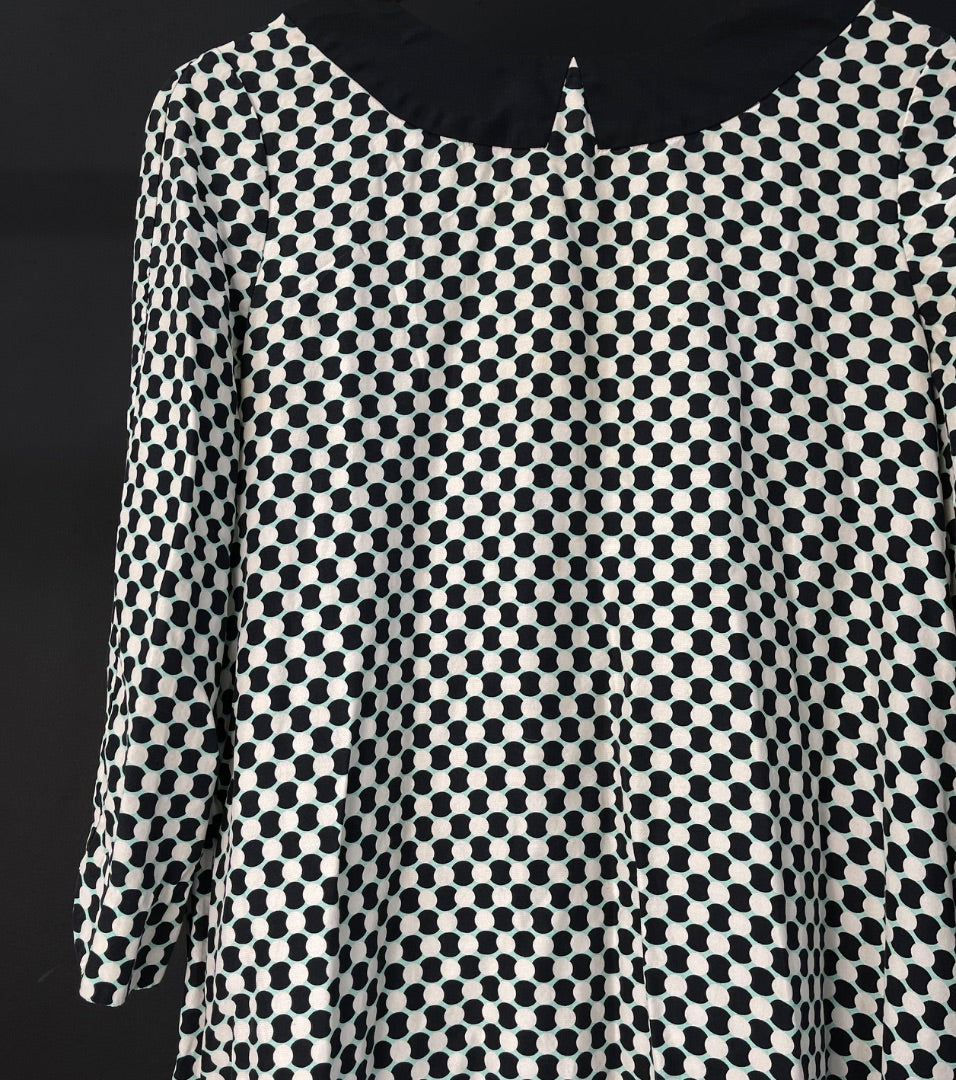 KATE SPADE Vestido Manga Larga Varios  Estampado Talle M